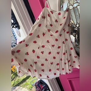 Plus size 2X strawberry sundress